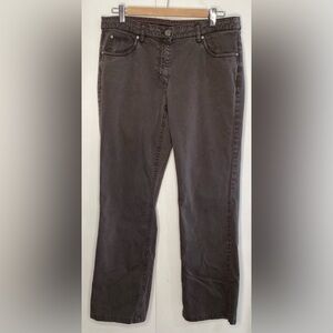 Luisa Cerano Women's soft brown bootcut jeans size 12